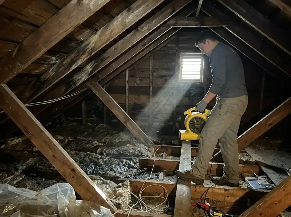 attic-water-damage-drying-proc-007 — frequently asked questions, Emergency Water Extraction & 24/7 Flood Response in Thunder…